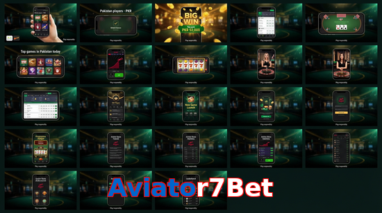 Main screen of Aviator7Bet bet page for PK players